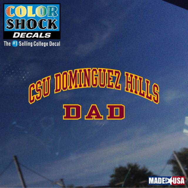 California State University at Dominguez Hills Dad Decal